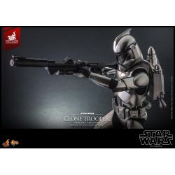 Figurine Clone Trooper Hot Toys chrome version MMS643 (Star Wars)