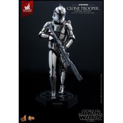 Figurine Clone Trooper Hot Toys chrome version MMS643 (Star Wars)