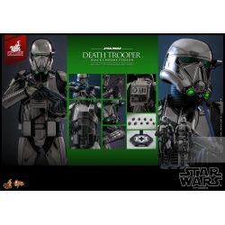 Figurine Hot Toys Death Trooper black chrome version MMS621 (Star Wars Rogue One)