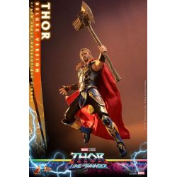 Figurine Hot Toys Thor deluxe MMS656 Movie Masterpiece (Love and thunder)