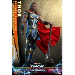 Figurine Hot Toys Thor deluxe MMS656 Movie Masterpiece (Love and thunder)