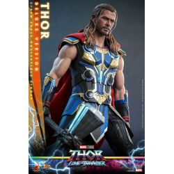 Figurine Hot Toys Thor deluxe MMS656 Movie Masterpiece (Love and thunder)