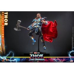 Figurine Hot Toys Thor deluxe MMS656 Movie Masterpiece (Love and thunder)