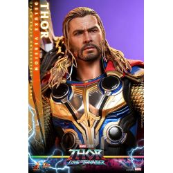 Figurine Hot Toys Thor deluxe MMS656 Movie Masterpiece (Love and thunder)