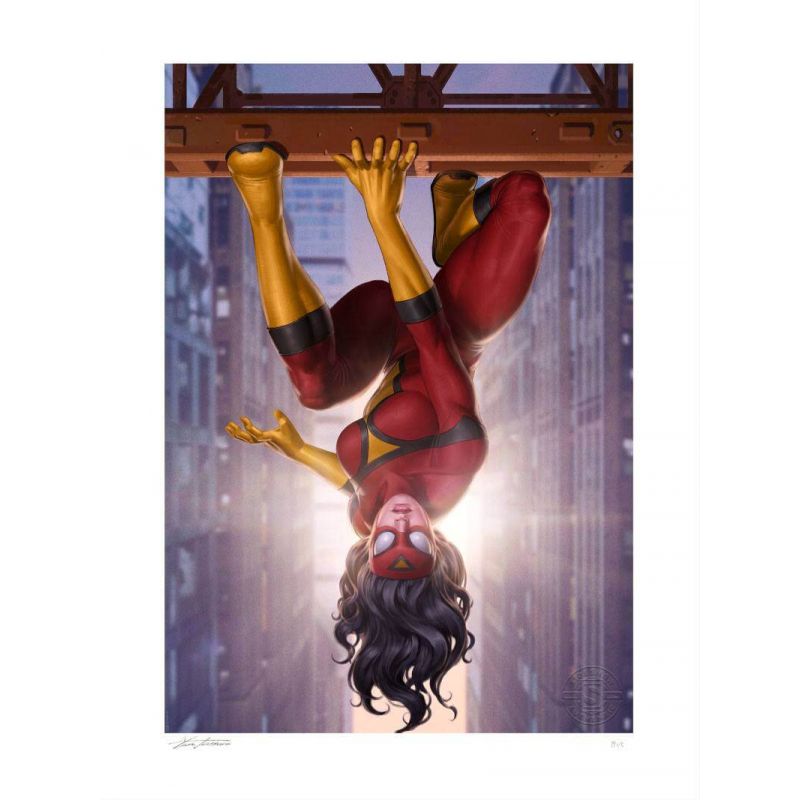 Spider-Woman Fine Art Print Sideshow (affiche Marvel)