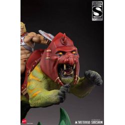 He-Man Battlecat Tweeterhead statue (Masters of the universe)