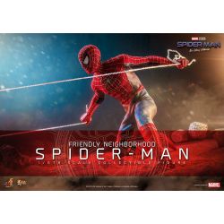 Friendly Neighbourhood Spider-Man Hot Toys MMS661 Movie Masterpiece (figurine Spider-Man no way home)