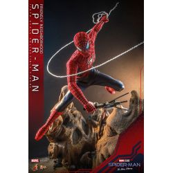 Friendly Neighbourhood Spider-Man Hot Toys MMS661 Movie Masterpiece (figurine Spider-Man no way home)