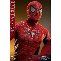 Friendly Neighbourhood Spider-Man Hot Toys MMS661 Movie Masterpiece (figurine Spider-Man no way home)