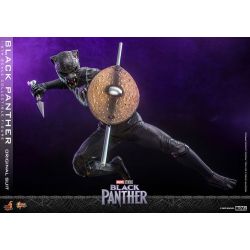 Black Panther Hot Toys Movie Masterpiece figure MMS671 original suit (Black Panther)