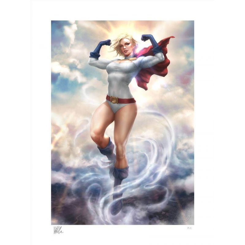 Power Girl Sideshow Fine Art Print (affiche DC Comics)