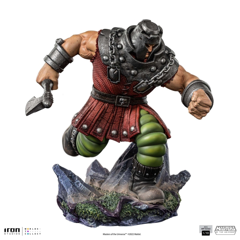 Iron Studios Statua He-Man And Battle Cat – Masters Of The Universe, Scala 1/10, Deluxe, 31 Cm, Resina