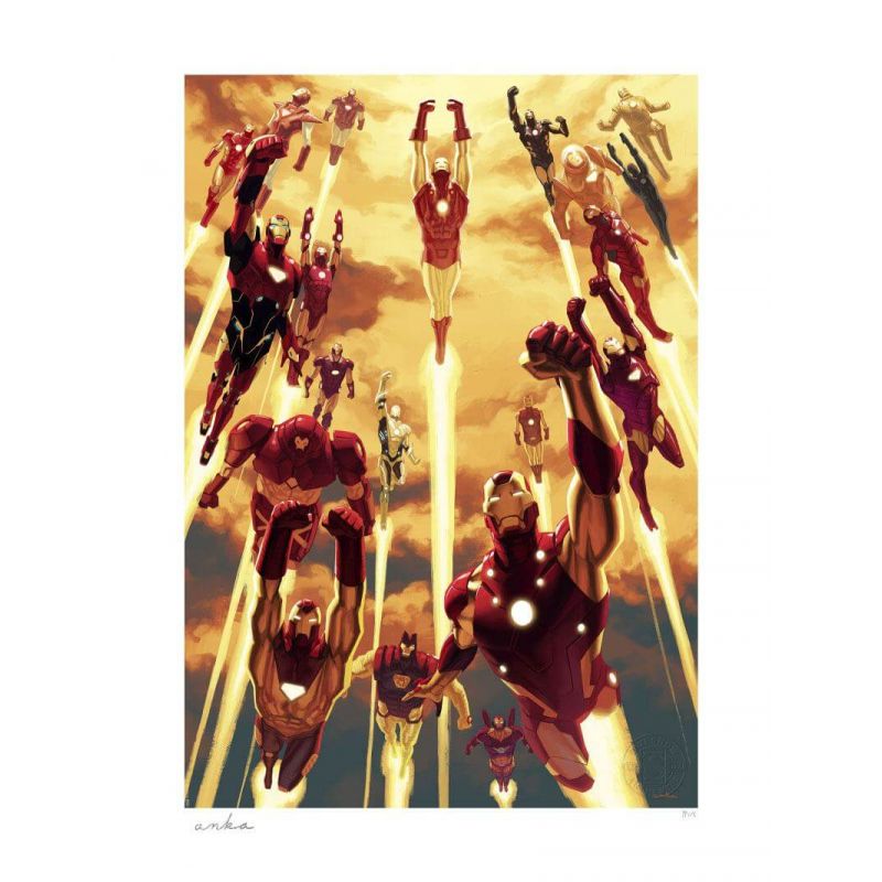 Iron Man Legacy Fine Art Print Sideshow (affiche Marvel)