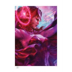 Scarlet Witch Sideshow Fine Art Print poster (The trial of Magneto)