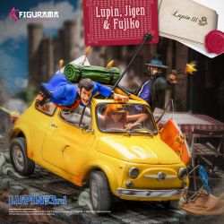 Lupin, Jigen and Fujiko Figurama figures Elite diorama (Lupin III)