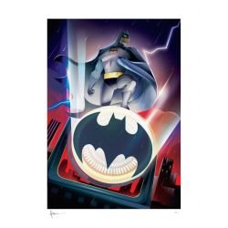Batman Sideshow Fine Art Print poster 30th anniversary (Batman animated)