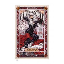 Black Cat Sideshow Fine Art Print poster l'infame voleuse (Marvel)