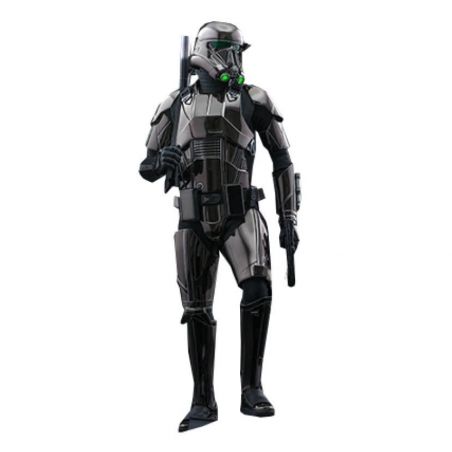 Figurine Hot Toys Death Trooper black chrome version MMS621 (Star Wars Rogue One)