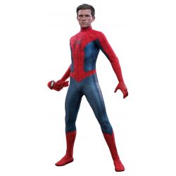 Spider-Man (new red and blue suit) figurine Hot Toys MMS679 (Spider-Man No way home)