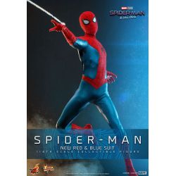 Spider-Man (new red and blue suit) figurine Hot Toys MMS679 (Spider-Man No way home)