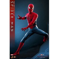 Spider-Man (new red and blue suit) figurine Hot Toys MMS679 (Spider-Man No way home)