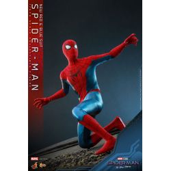 Spider-Man (new red and blue suit) Hot Toys figure MMS679 (Spider-Man No way home)