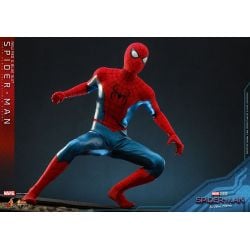 Spider-Man (new red and blue suit) Hot Toys figure MMS679 (Spider-Man No way home)