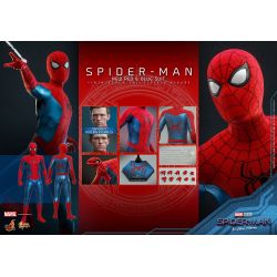 Spider-Man (new red and blue suit) Hot Toys figure MMS679 (Spider-Man No way home)