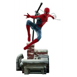 Spider-Man (new red and blue suit) Hot Toys figure MMS680 deluxe (Spider-Man No way home)