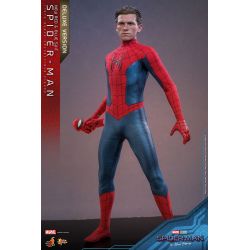 Spider-Man (new red and blue suit) MMS680 deluxe Hot Toys (figurine Spider-Man No way home)