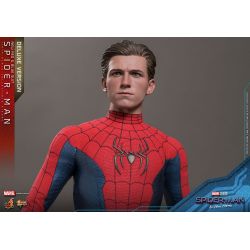 Spider-Man (new red and blue suit) MMS680 deluxe Hot Toys (figurine Spider-Man No way home)