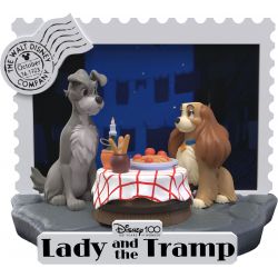 Lady and the tramp Beast Kingdom diorama 100th anniversary (Disney)