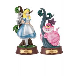 Alice and Cheshire cat  Beast Kingdom figures Diorama Stage Candy Color special (Disney)