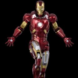 Figurine iron Man Mark 7 ThreeZero DLX (Marvel Infinity Saga)