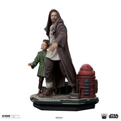 Obi-Wan and Young Leia Iron Studios Deluxe Art Scale figures (Star Wars Obi-Wan Kenobi)