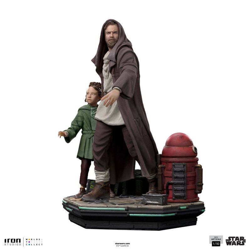 Figurines Iron Studios Obi-Wan and Young Leia Deluxe Art Scale (Star Wars Obi-Wan Kenobi)