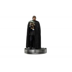 Luke Skywalker and Grogu Iron Studios Deluxe Art Scale (figurines Star Wars The Mandalorian)
