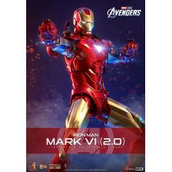 Iron Man Mark VI 2.0 MMS687D52 Movie Masterpiece Hot Toys (figurine The Avengers)