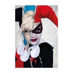 Harley Quinn Sideshow Fine Art Print poster (Mad Love)