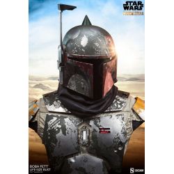 Buste Boba Fett Sideshow taille réelle (Star Wars The Mandalorian)