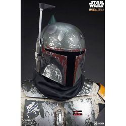 Buste Boba Fett Sideshow taille réelle (Star Wars The Mandalorian)