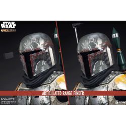 Buste Boba Fett Sideshow taille réelle (Star Wars The Mandalorian)