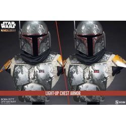 Buste Boba Fett Sideshow taille réelle (Star Wars The Mandalorian)