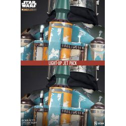 Buste Boba Fett Sideshow taille réelle (Star Wars The Mandalorian)