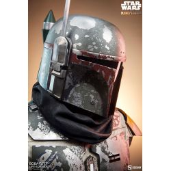 Buste Boba Fett Sideshow taille réelle (Star Wars The Mandalorian)