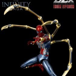 Iron Spider ThreeZero figure DLX (Marvel Infinity Saga)