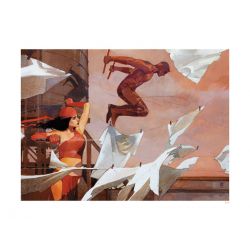 Affiche Elektra and Daredevil Sideshow Fine Art Print (Marvel)