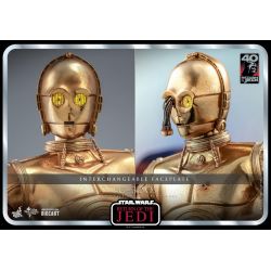 C-3PO figurine Movie Masterpiece Hot Toys MMS701D56 40th anniversary (Star Wars 6 Retour du Jedi)