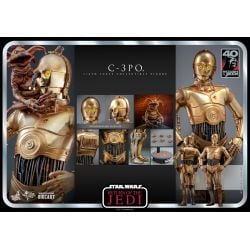 C-3PO figurine Movie Masterpiece Hot Toys MMS701D56 40th anniversary (Star Wars 6 Retour du Jedi)