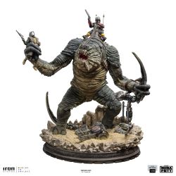 Boba Fett and Rancor Iron Studios figures Demi Art Scale (Star Wars The Book of Boba Fett)